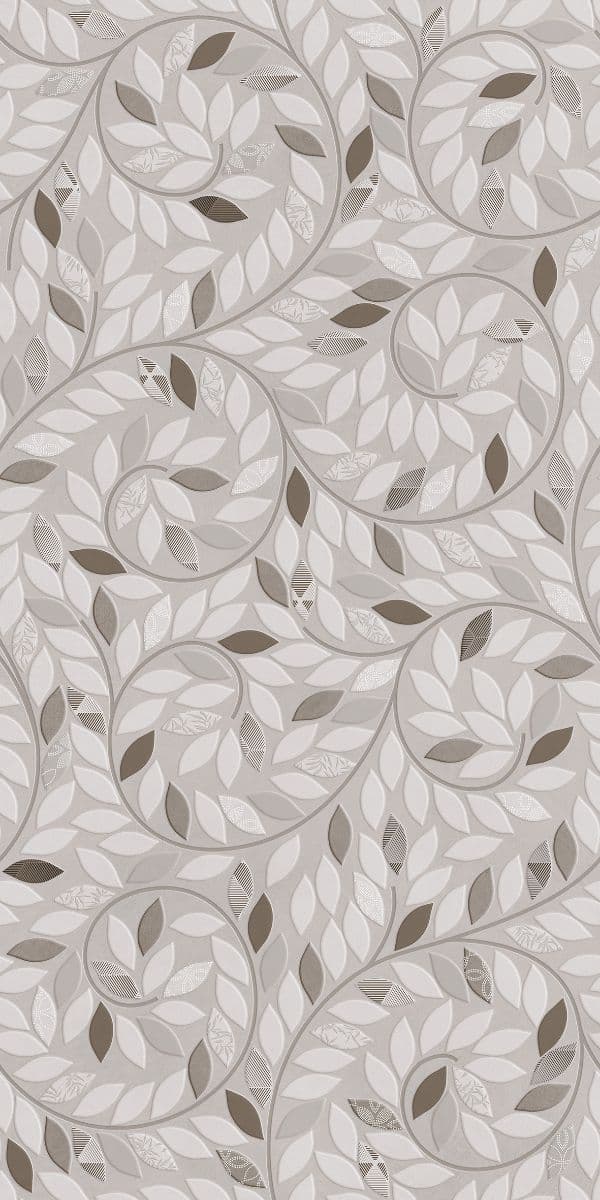 MRPL Premium Artistic Mural Plum Vitrified Tile (600x1200mm)