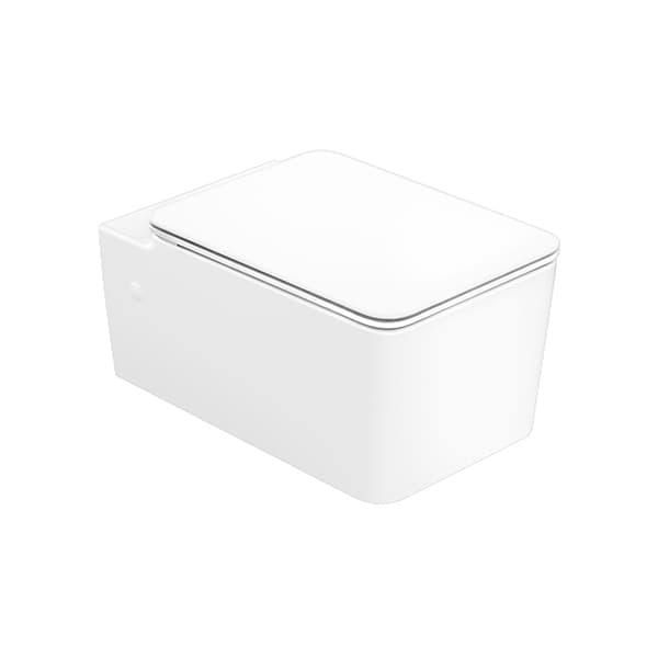 Acacia SupaSleek Square WH 3/4.5lpf WH Toilet bowl