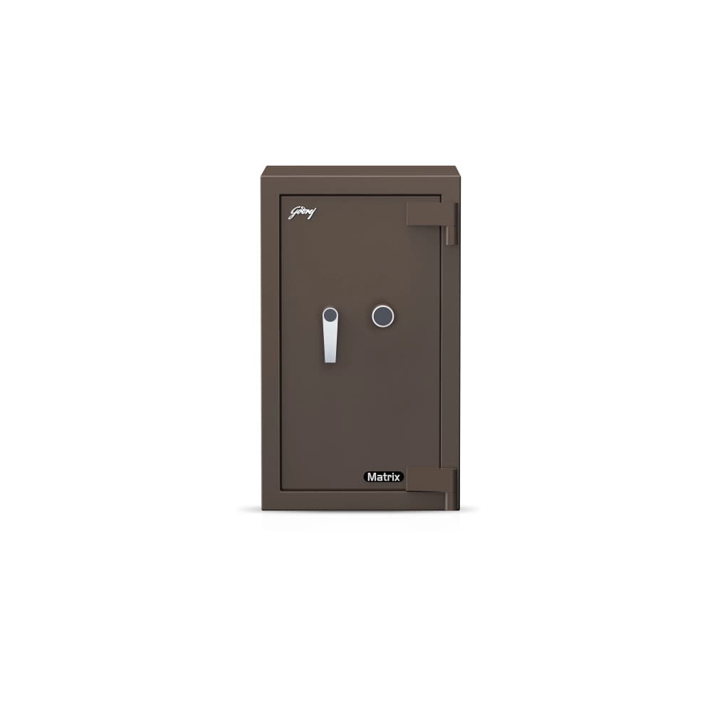 Godrej Matrix 3016 (112L) Key Lock Mechanical Safe (Coffee Brown)