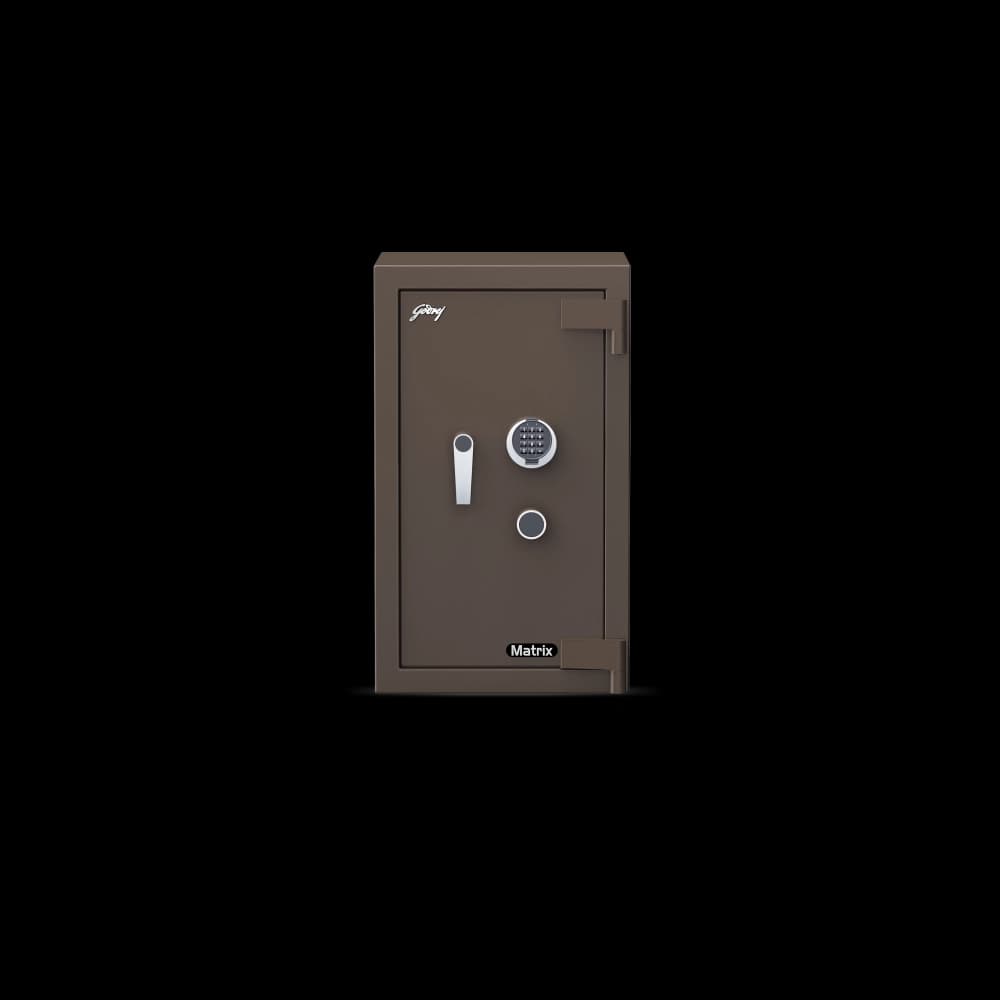 Godrej Matrix 3016 (112L) EL+KL Dual Lock Safe (Coffee Brown)