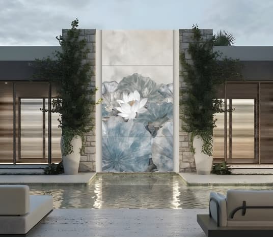 Lotusveil 600x1200mm Mural Tile (A-B-C-D Sequence)