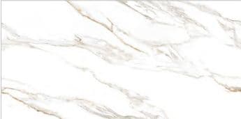 OSPL Plain Statuario Marble-Effect Vitrified Tile