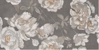 GYLD Premium Charcoal Floral Vitrified Tile (600x1200mm)